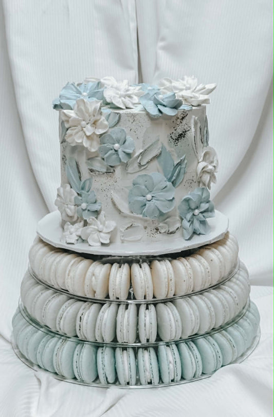 Cake+macaron Tower Package